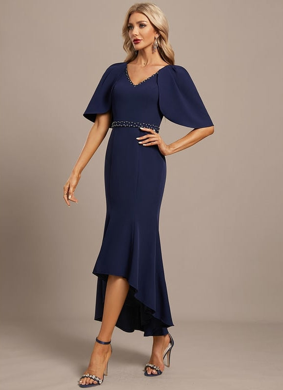 Robe de Soirée Silhouette Luxe Perles - gallery 4