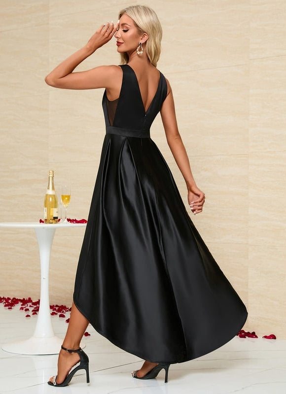 Robe de Soirée Nuit Ébène Éclatante - gallery 1