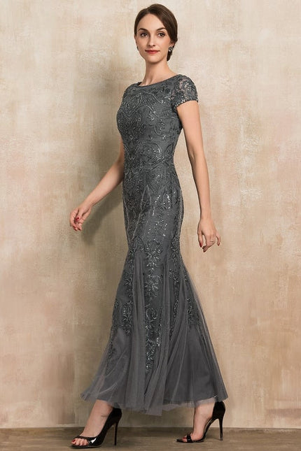 Robe de Soirée Gris Enchanté - gallery 4