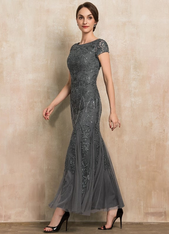 Robe de Soirée Gris Enchanté - gallery 4