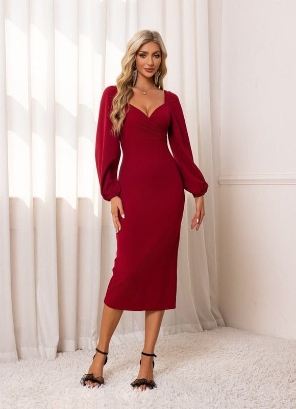 Robe De Soirée Longueur Midi - gallery 5