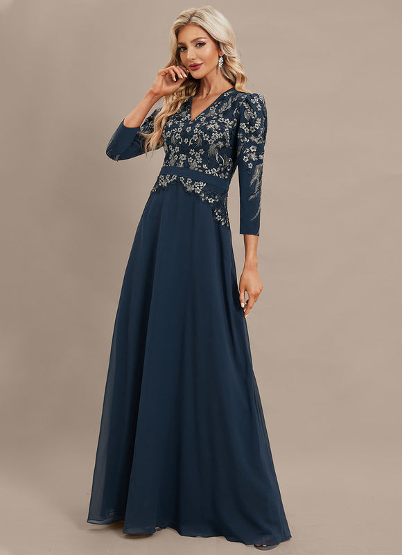 Robe de Soirée Élégance Marine Couture - gallery 2
