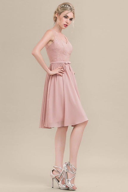 Robe de Soirée Rêve De Rose Poudrée - gallery 3