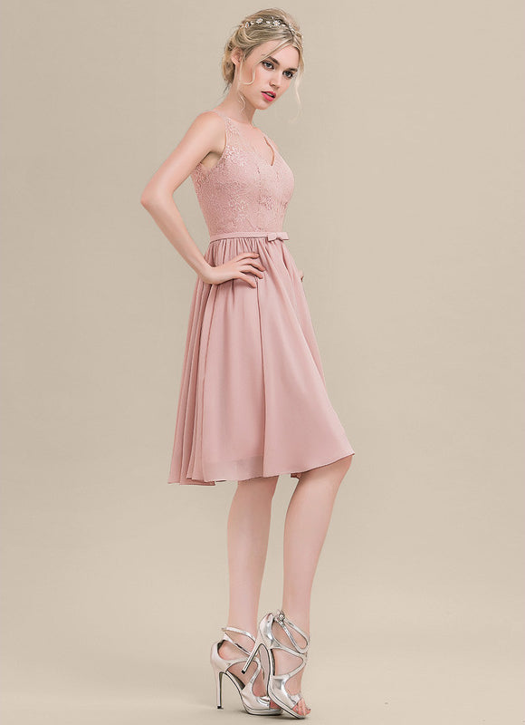 Robe de Soirée Rêve De Rose Poudrée - gallery 3