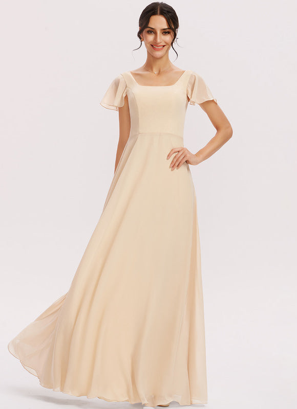 Robe de Soirée Fluide Vert Deau - gallery 4