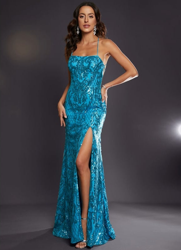 Robe de Soirée Éclat Azur Chic - gallery 1