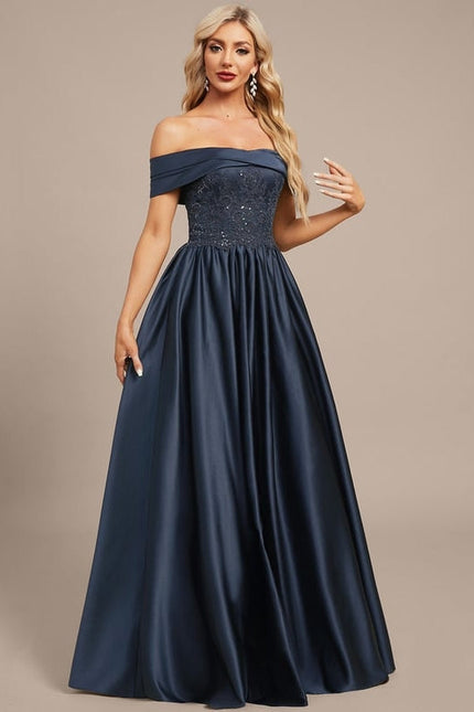 Robe de Soirée Nuit Satinée - gallery 6