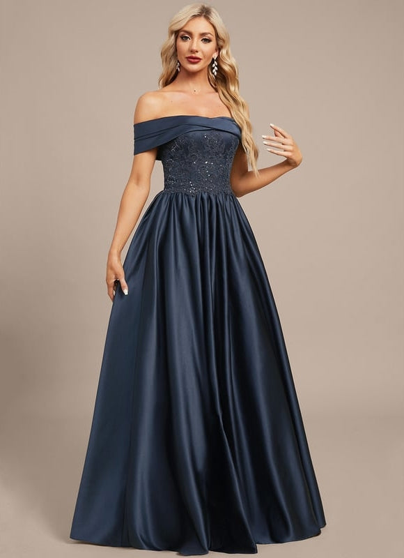 Robe de Soirée Nuit Satinée - gallery 6