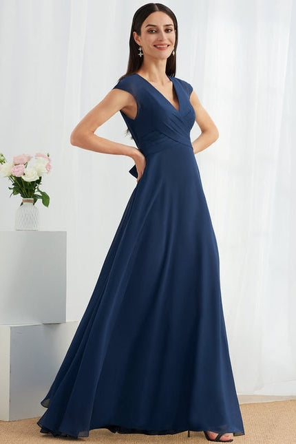 Robe de Soirée Bleu Aérien - gallery 4