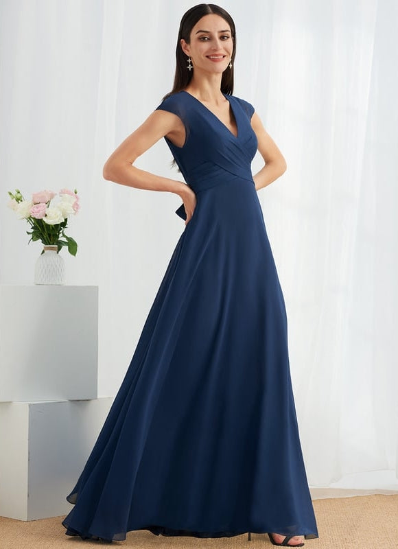 Robe de Soirée Bleu Aérien - gallery 4