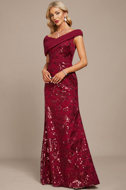 Robe de Soirée Rubis Élégante - gallery 4