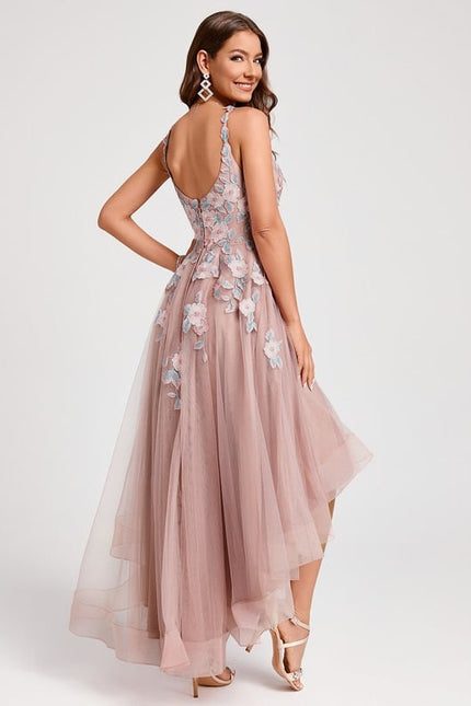 Robe de Soirée Aérienne Florale - gallery 1