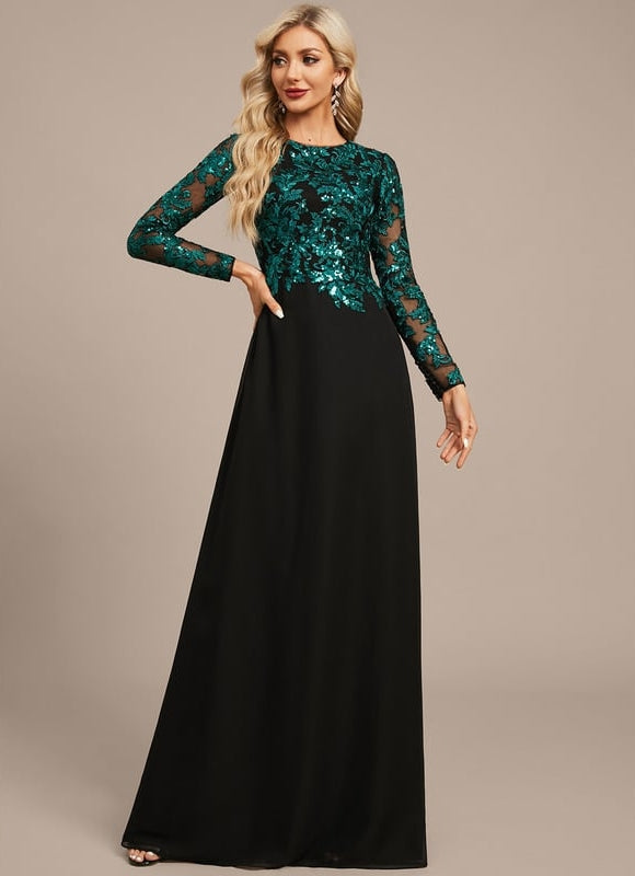 Robe de Soirée Éclat Floral Mystique - gallery 2