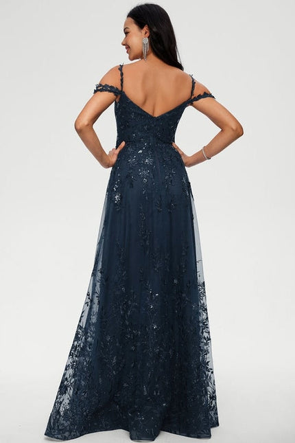 Robe de Soirée Velours Étoilé - gallery 2