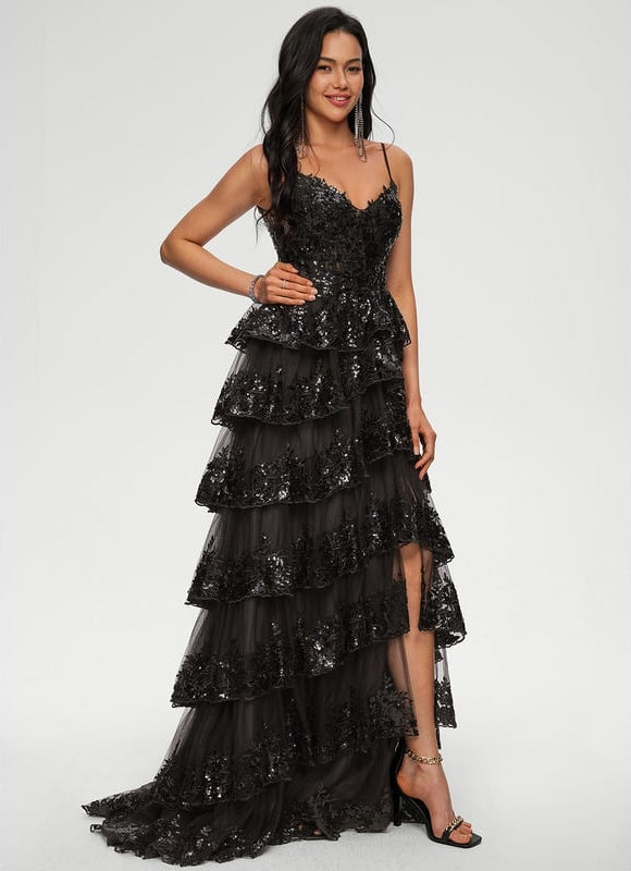 Robe de Soirée Nocturne Éclatante - gallery 1
