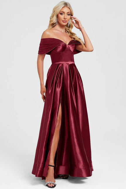 Robe de Soirée Satin Élégante - gallery 1