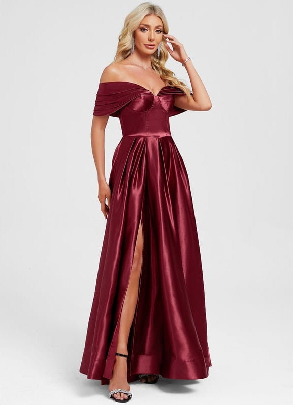 Robe de Soirée Satin Élégante - gallery 1