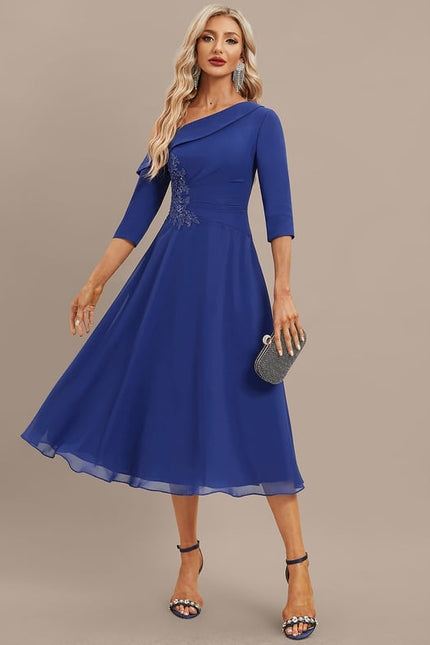 Robe de Soirée Éclat Céleste Bleu - gallery 3