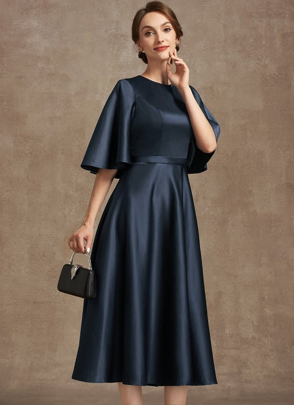 Robe de Soirée Nuit Étoilée Satin - gallery 5