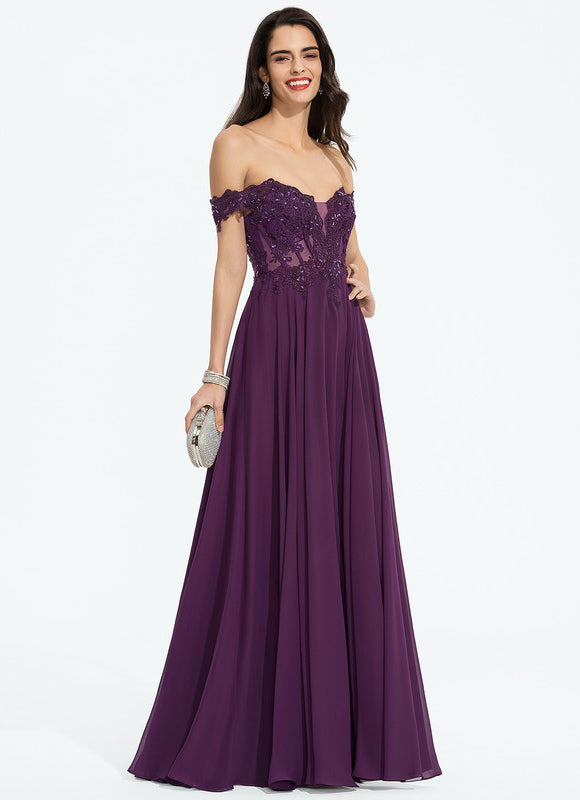 Robe de Soirée Éthérée Violette - gallery 2