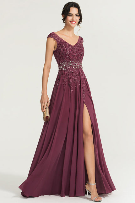 Robe de Soirée Éclat Rubis Flottant - gallery 6