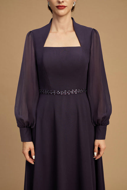 Robe de Soirée Lueur Ébène - gallery 3