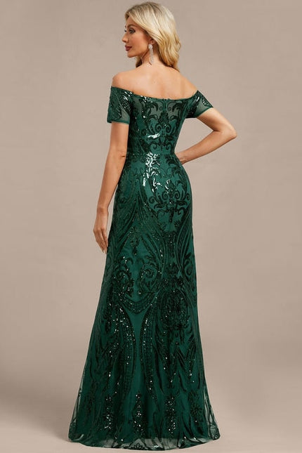 Robe de Soirée Éblouissante Émeraude - gallery 6