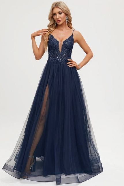 Robe de Soirée Tulle Luxueux