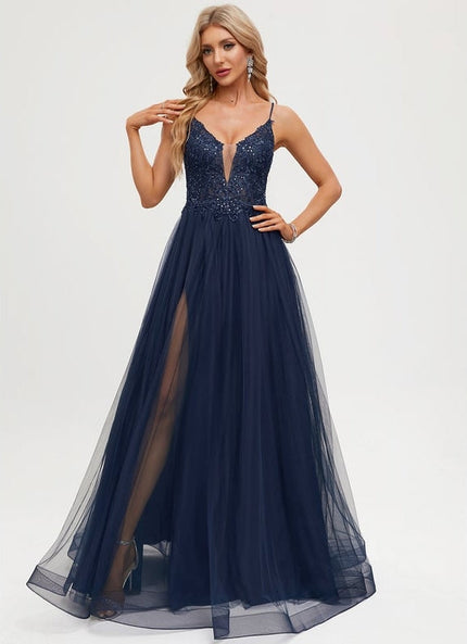 Robe de Soirée Tulle Luxueux