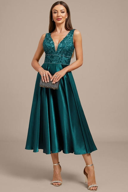Robe de Soirée Satin Couture - gallery 3