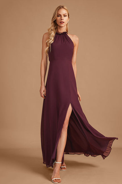 Robe de Soirée Élégance Pourpre - gallery 1
