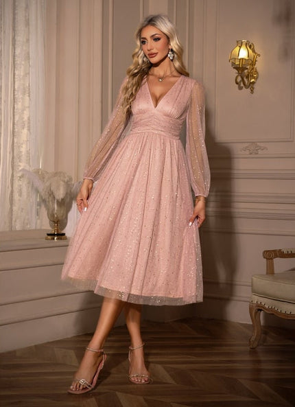 Robe de Soirée Tulle Pastel