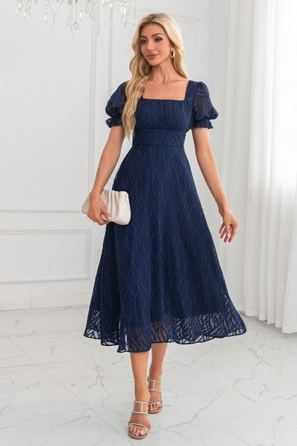 Robe de Soirée Vague Marine