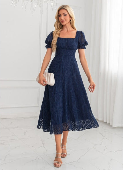 Robe de Soirée Vague Marine