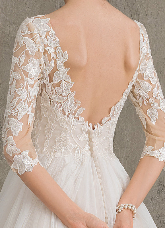 Robe De Soirée Ivoire - gallery 1
