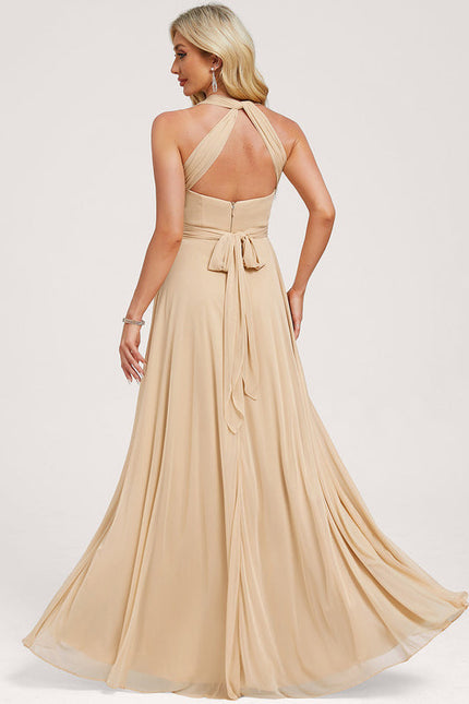 Robe de Soirée Élégante Sable - gallery 4