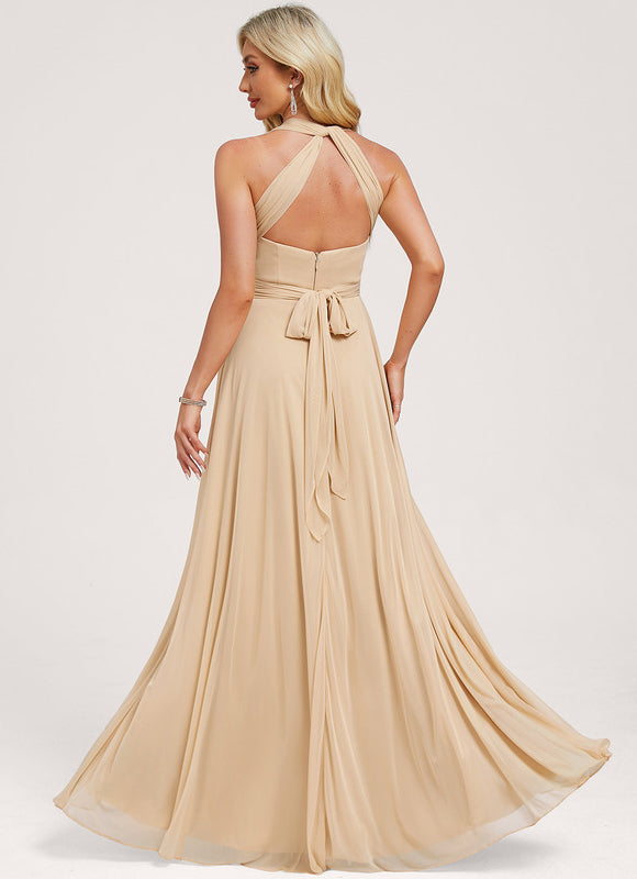 Robe de Soirée Élégante Sable - gallery 4
