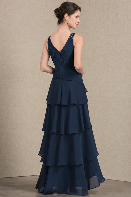 Robe de Soirée Gris Nuageux Chic - gallery 6