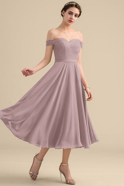Robe de Soirée Aérienne Satinée - gallery 2