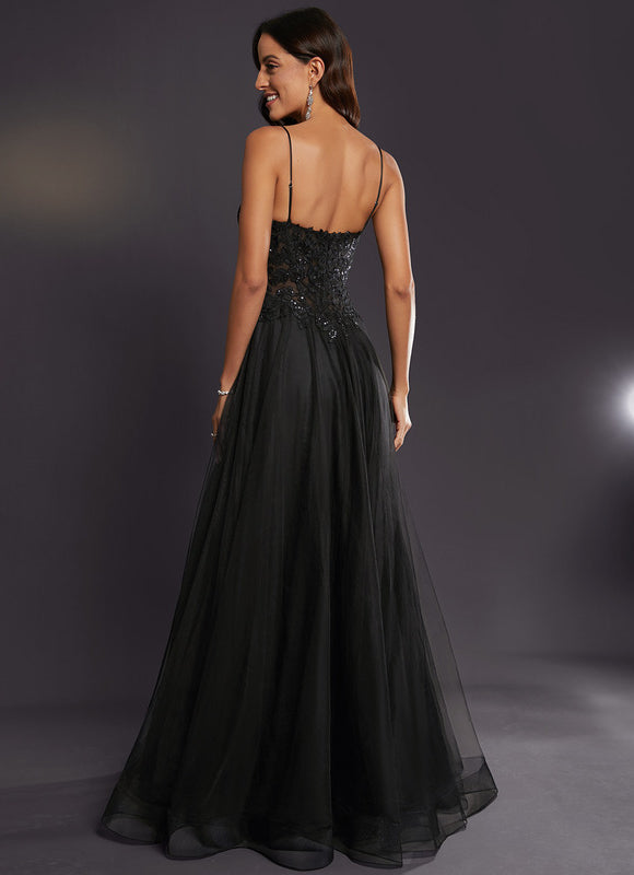 Robe de Soirée Céleste Fleurie - gallery 2