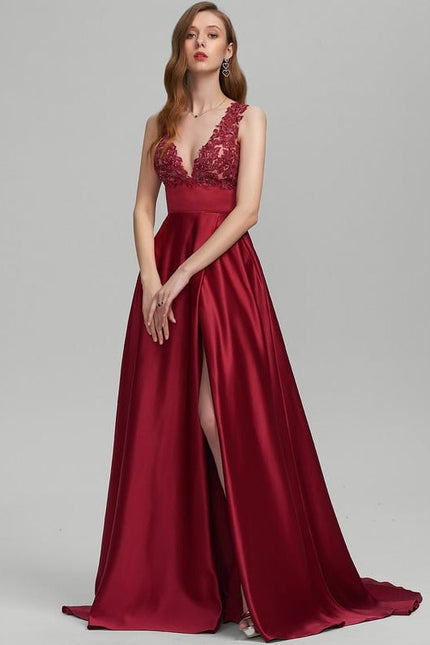 Robe De Soirée Rouge Princesse - gallery 2