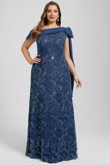 Robe de Soirée Éclat Marine Chic - gallery 8