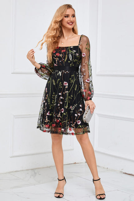 Robe de Soirée Brodée Chic - gallery 7