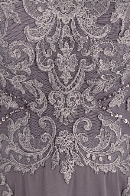Robe de Soirée Sérénité Grise - gallery 5