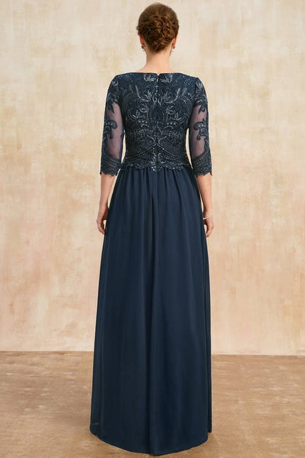 Robe de Soirée Élégance Sombre Étoilée - gallery 5