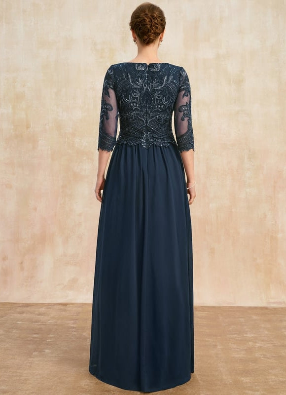 Robe de Soirée Élégance Sombre Étoilée - gallery 5