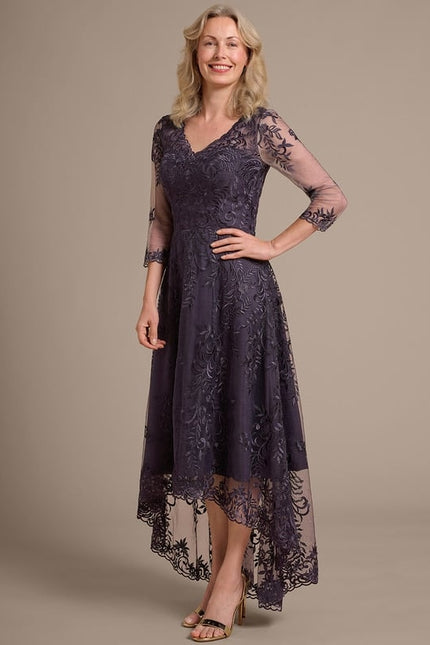 Robe de Soirée Dentelle Élevée - gallery 4