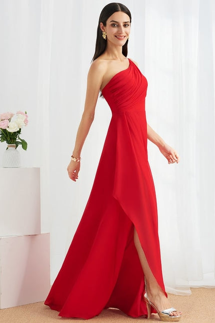 Robe de Soirée Asymétrique Fluide - gallery 1