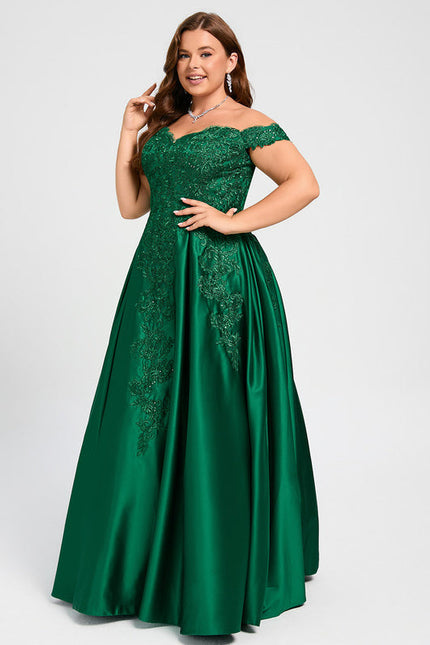 Robe de Soirée Royale Satinée - gallery 6