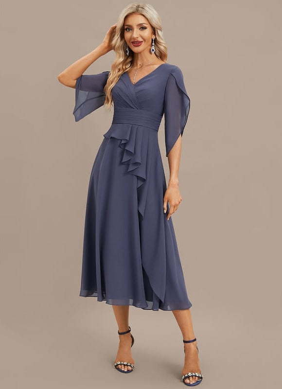 Robe de Soirée Vague Opaline - gallery 3
